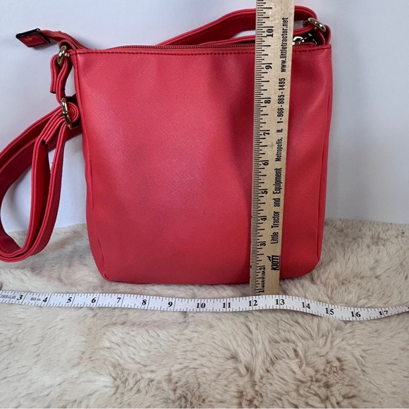 Apt. 9‎ Pink Quilted Crossbody Bag Deep Coral - Picture 2 of 5